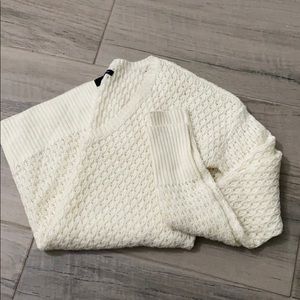 Off-White V-Neck Sweater